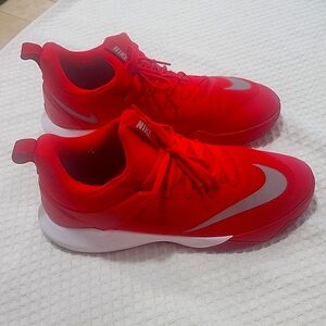Red Nikes size 13